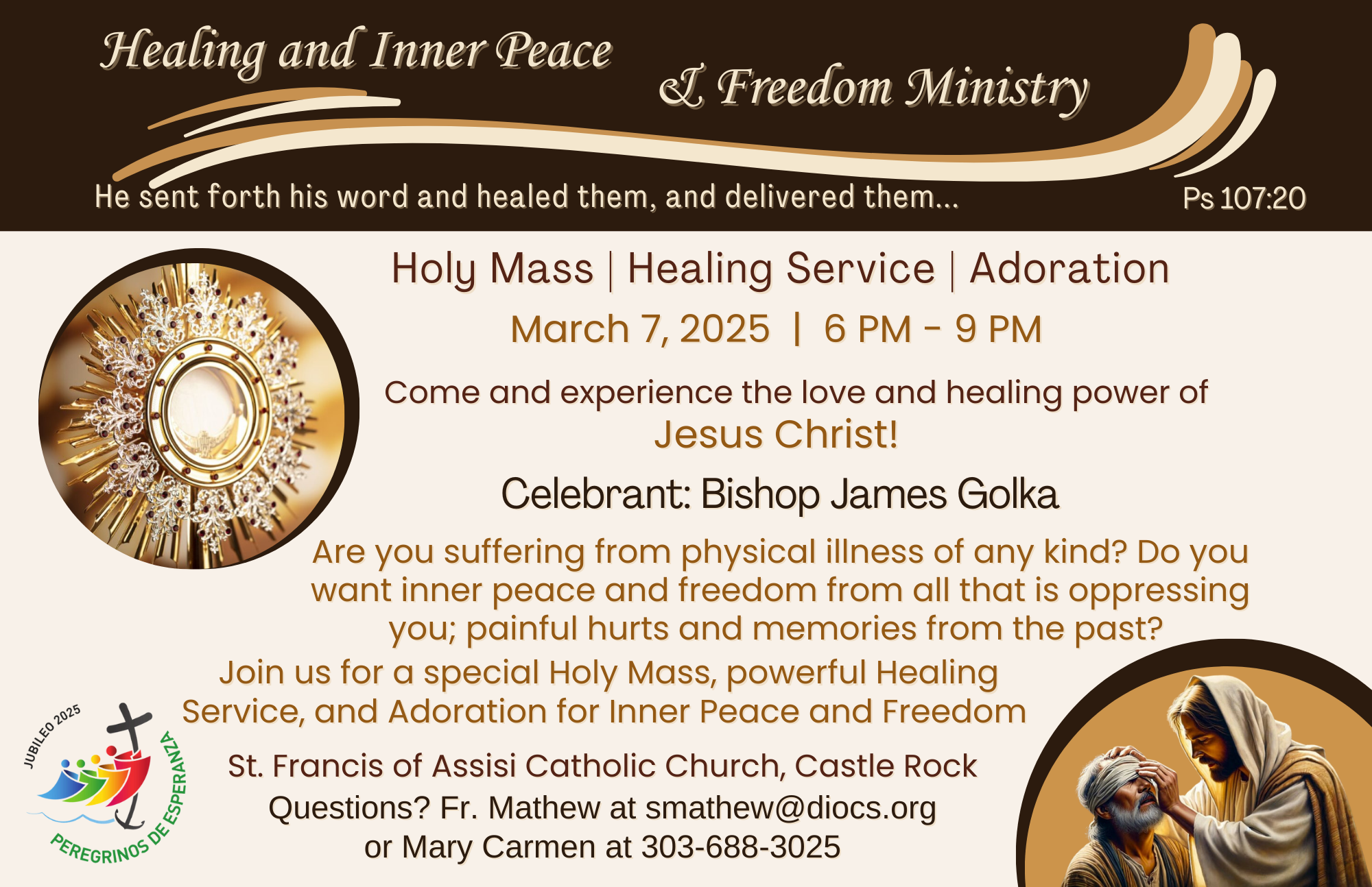 Healing and Inner Peace Freedom Ministry Healing Service